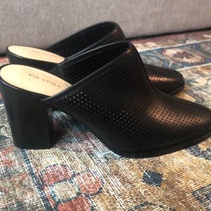 Via Spiga Block Heel Mule